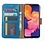 Ntech Ntech Hoesje Geschikt Voor Samsung Galaxy A10 Portemonnee Hoesje - Turquoise +Glazen Screenprotector - Case-Friendly