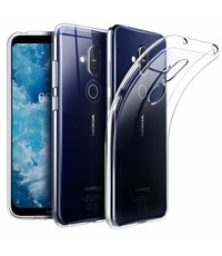 Ntech Ntech Nokia 8.1 (Nokia X7) Transparant Hoesje / Crystal Clear TPU Case