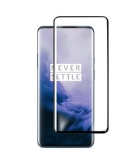 Ntech Ntech OnePlus 7 Pro full cover Screenprotector Tempered Glass - Zwart