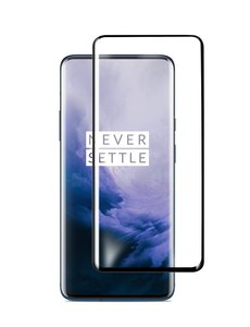 Ntech Ntech OnePlus 7 Pro full cover Screenprotector Tempered Glass - Zwart