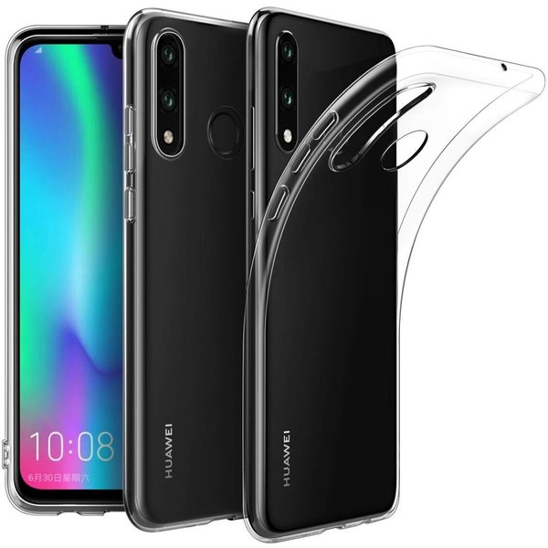 Ntech Hoesje Geschikt voor Huawei P30 Lite / P30 Lite New Edition Transparant TPU Hoesje