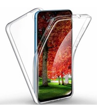 Ntech Ntech Samsung Galaxy A2 Core Dual TPU Case hoesje 360° Cover 2 in 1 Case ( Voor en Achter) Transparant