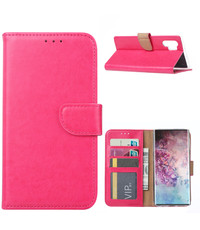 Ntech Ntech Portemonnee Hoesje voor Samsung Galaxy Note 10 Plus - Pink/Roze