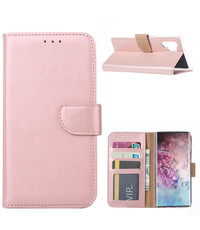 Ntech Ntech Portemonnee Hoesje voor Samsung Galaxy Note 10 Plus - Rose Goud