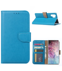 Ntech Ntech Portemonnee Hoesje voor Samsung Galaxy Note 10 Plus - Blauw