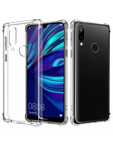 Ntech Ntech Huawei Y7 (2019) Transparant Anti Shock Back hoesje