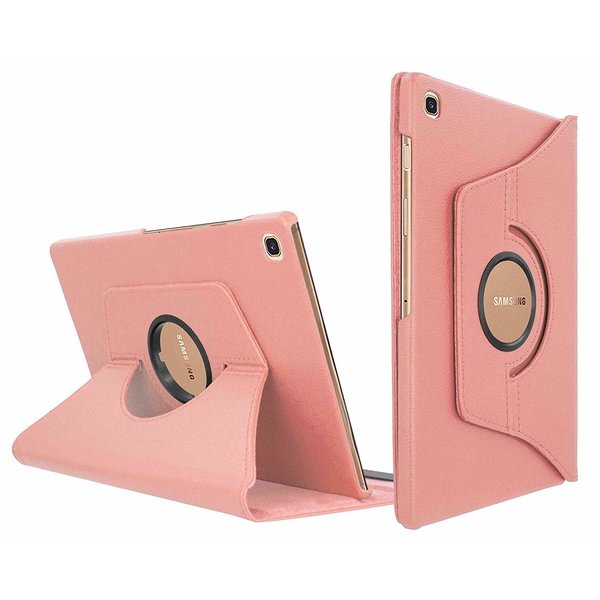 Ntech Hoes Geschikt voor Samsung Galaxy Tab S5e Draaibare Hoes - Ntech - Rose Goud