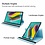 Ntech Hoes Geschikt voor Samsung Galaxy Tab S5e Draaibare Hoes - Ntech - Turquoise