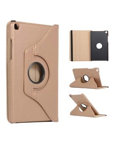 Ntech Ntech Samsung Galaxy Tab A 8.0 (2019) Draaibaar Hoesje - Goud