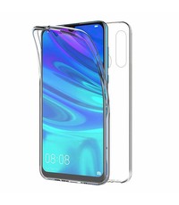 Ntech Ntech Huawei P Smart Plus (2019) Dual TPU Case hoesje 360° Cover 2 in 1 Case ( Voor en Achter) Transparant