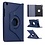 Ntech Ntech Hoesje Geschikt Voor Samsung Galaxy Tab A 8.0 (2019) Draaibaar Hoesje - Donker Blauw