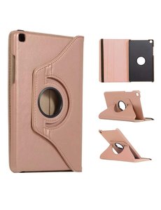 Ntech Ntech Samsung Galaxy Tab A 8.0 (2019) Draaibaar Hoesje - Rose Goud