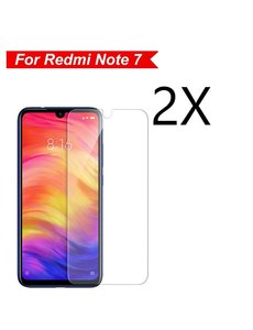 Ntech Ntech 2 Pack Xiaomi Redmi Note 7/ Note 7 Pro Screenprotector / Anti-Scratch Tempered Glass (0.3mm)