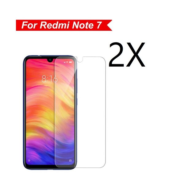 Ntech Ntech 2 Pack Screenprotector geschikt voor Xiaomi Redmi Note 7/ Note 7 Pro Screenprotector / Anti-Scratch Tempered Glass (0.3mm)