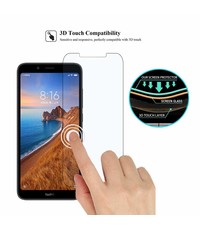 Ntech Ntech 2 Pack Xiaomi Redmi 7A Screenprotector / Anti-Scratch Tempered Glass (0.3mm)