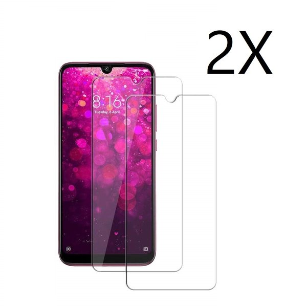 Ntech Ntech 2 Pack Screenprotector geschikt voor Xiaomi Redmi Y3 Screenprotector / Anti-Scratch Tempered Glass (0.3mm)