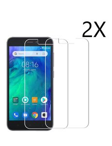 Merkloos Ntech 2 Pack Xiaomi Redmi GO Screenprotector / Anti-Scratch Tempered Glass (0.3mm)