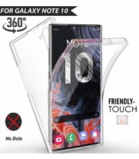 Ntech Ntech 360° Hoesje 2 in 1 Case - Samsung Galaxy Note 10 Transparant