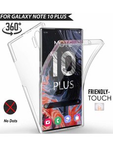 Ntech Ntech 360° Hoesje 2 in 1 Case - Samsung Galaxy Note 10 Plus Transparant