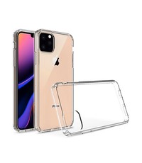 Ntech Ntech Apple Geschikt voor iPhone 11 Pro Max backcover Stevige Randen - Transparant