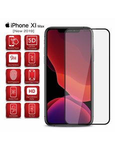 Ntech Ntech Full Cover Screenprotector - Apple iPhone 11 Pro Max - Zwart