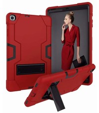 Ntech Ntech Armor Kickstand Hoesje Samsung Galaxy Tab A 10.1 (2019) - Rood