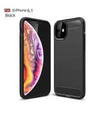 Ntech Ntech Hoesje Brushed TPU - Apple iPhone 11 - Matt Zwart