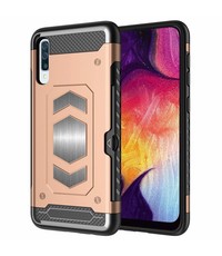 Ntech Ntech Luxe Armor Hoesje - Samsung Galaxy A50 - Goud