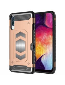 Ntech Ntech Luxe Armor Hoesje - Samsung Galaxy A50 - Goud