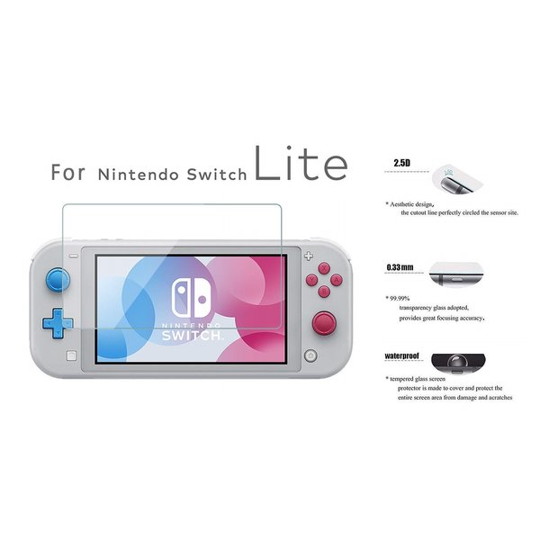 Ntech Ntech Glazen Screenprotector geschikt voor Nintendo Switch Lite