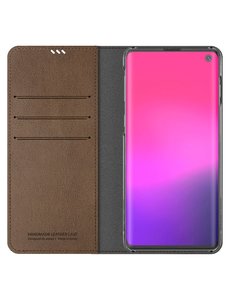 Araree Samsung Galaxy S10 Araree Mustang Diary Portemonnee Hoesje - Bruin