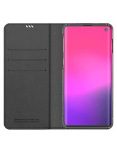 Araree Samsung Galaxy S10 Araree Mustang Diary Portemonnee Hoes- Donker Grijs