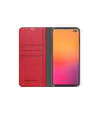 Araree Samsung Galaxy S10+ Araree Mustang Diary Portemonnee Hoesje - Rood