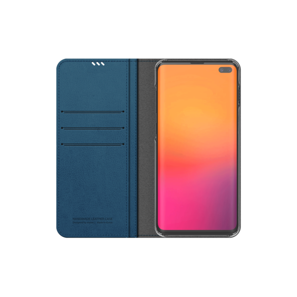 Araree Geschikt voor Samsung Galaxy S10+ Araree Mustang Diary Portemonnee Hoesje - Blauw