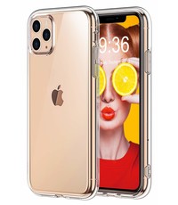 Ntech Ntech Apple Geschikt voor iPhone 11 Pro TPU backcover - Transparant