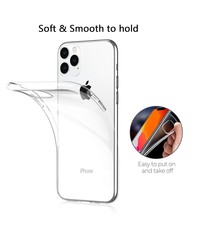 Ntech Ntech Apple Geschikt voor iPhone 11 Pro Max TPU backcover - Transparant