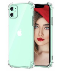 Ntech Ntech Anti Shock backcover Hoesje - Apple iPhone 11 - Transparant