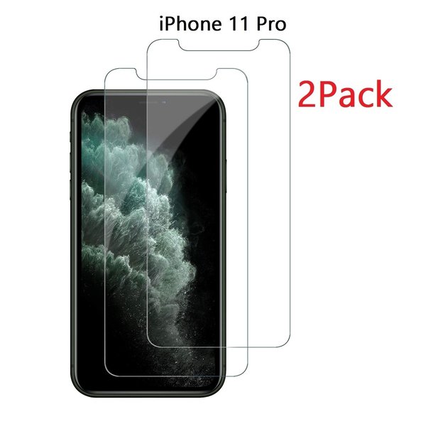 Ntech Ntech Screenprotector 2 Pack - Geschikt voor iPhone 11 Pro Screenprotector Glass (0.3mm)