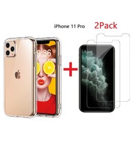 Ntech Ntech Apple iPhone 11 Pro Transparant Hoesje + 2X Screenprotector