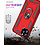 Ntech Ntech hoesje Geschikt voor iPhone 11 Pro Max Armor Ringhouder TPU - Rood