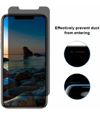 Ntech Ntech Apple iPhone X/Xs Privacy Screenprotector Glass Anti Spy