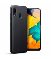 Ntech Ntech Samsung Galaxy A20s TPU Hoesje backcover - Zwart