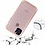 Ntech Ntech hoesje Geschikt voor iPhone 11 Pro Max Glitter TPU Back Hoesje - Roze