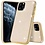 Ntech Ntech hoesje Geschikt voor iPhone 11 Pro Glitter TPU Back Hoesje - Goud