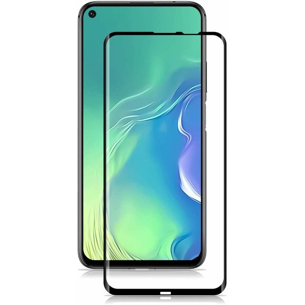 Ntech Screenprotector geschikt voor Huawei P20 lite 2019 Full Cover Glass Screenprotector Zwart - Ntech