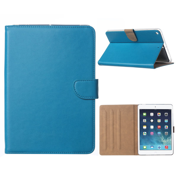 Ntech Hoes geschikt voor Apple iPad mini (2019) Booktype Hoesje - Turquoise Ntech