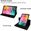 Ntech Hoes Geschikt voor Samsung Galaxy Tab S6 360° Draaibare Hoes - Zwart Ntech