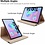 Ntech Hoes Geschikt voor Samsung Galaxy Tab S6 360° Draaibare Hoes - Rose Goud Ntech