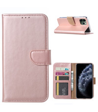 Ntech Apple iPhone 11 Pro Portemonnee hoesje - Rose Goud Ntech