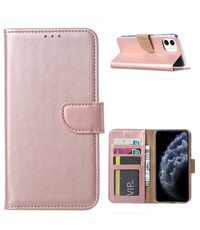 Ntech Apple iPhone 11 Portemonnee hoesje - Rose Goud Ntech